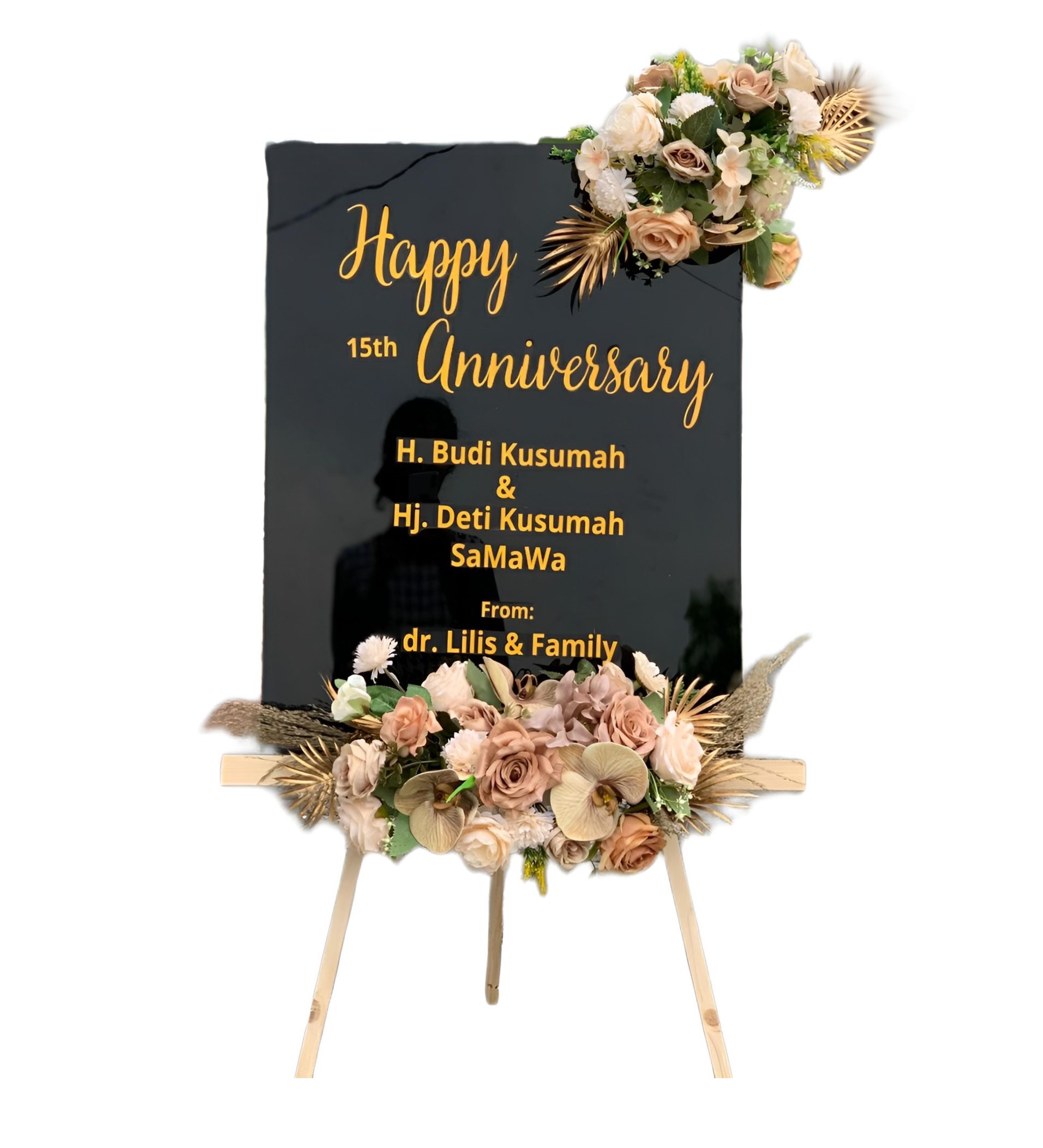 Papan Bunga Akrilik Tembelang